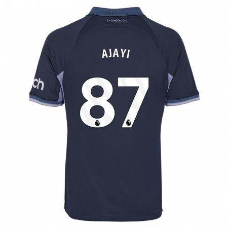 Kandiny Niño Camiseta Damola Ajayi #87 Azul Oscuro 2ª Equipación 2023/24 La Camisa Chile