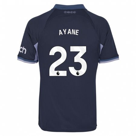 Kandiny Niño Camiseta Rosella Ayane #23 Azul Oscuro 2ª Equipación 2023/24 La Camisa Chile