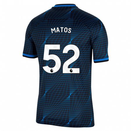 Kandiny Niño Camiseta Alex Matos #52 Azul Oscuro 2ª Equipación 2023/24 La Camisa Chile