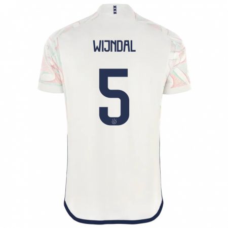 Kandiny Niño Camiseta Owen Wijndal #5 Blanco 2ª Equipación 2023/24 La Camisa Chile
