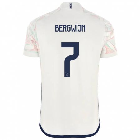 Kandiny Niño Camiseta Steven Bergwijn #7 Blanco 2ª Equipación 2023/24 La Camisa Chile