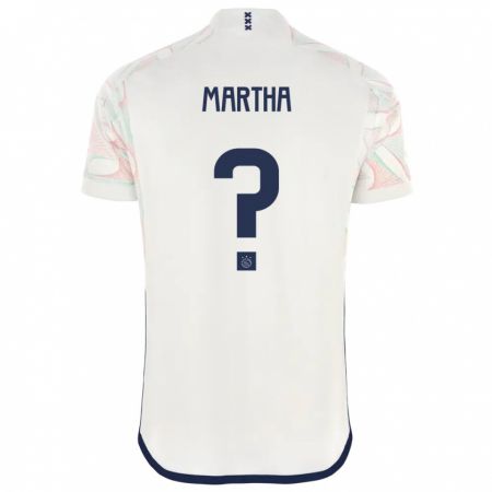 Kandiny Niño Camiseta Ar'jany Martha #0 Blanco 2ª Equipación 2023/24 La Camisa Chile