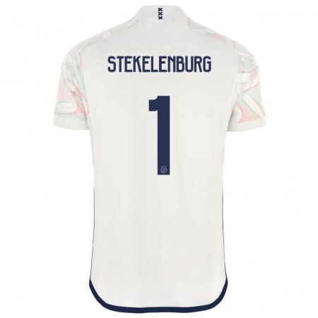 Kandiny Niño Camiseta Maarten Stekelenburg #1 Blanco 2ª Equipación 2023/24 La Camisa Chile