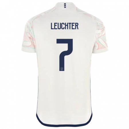 Kandiny Niño Camiseta Romée Leuchter #7 Blanco 2ª Equipación 2023/24 La Camisa Chile