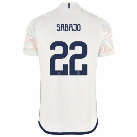Kandiny Niño Camiseta Quinty Sabajo #22 Blanco 2ª Equipación 2023/24 La Camisa Chile