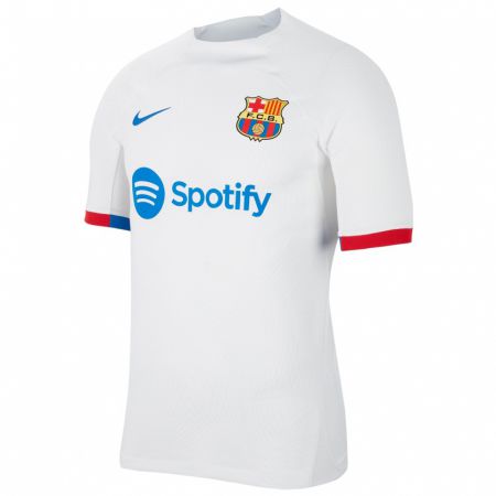 Kandiny Niño Camiseta Jorge Alastuey #0 Blanco 2ª Equipación 2023/24 La Camisa Chile