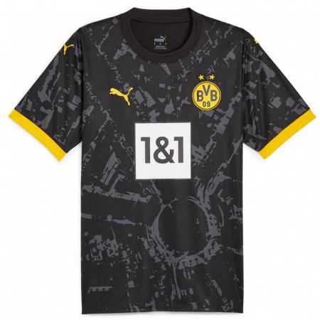 Kandiny Niño Camiseta Vasco Walz #8 Negro 2ª Equipación 2023/24 La Camisa Chile