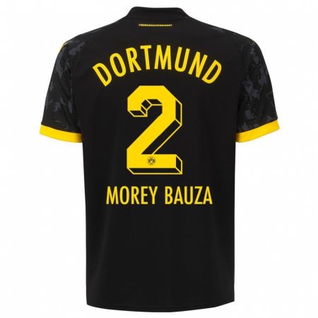 Kandiny Niño Camiseta Mateu Morey Bauzà #2 Negro 2ª Equipación 2023/24 La Camisa Chile