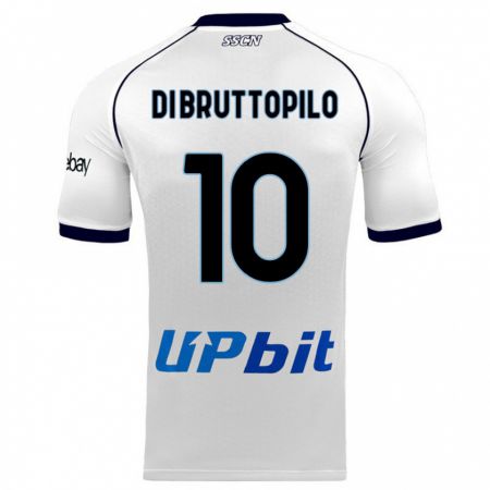 Kandiny Niño Camiseta Giuseppe Ambrosino Di Bruttopilo #10 Blanco 2ª Equipación 2023/24 La Camisa Chile
