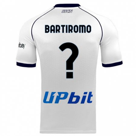 Kandiny Niño Camiseta Niccolo Bartiromo #0 Blanco 2ª Equipación 2023/24 La Camisa Chile