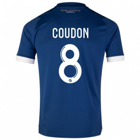 Kandiny Niño Camiseta Marine Coudon #8 Azul Oscuro 2ª Equipación 2023/24 La Camisa Chile