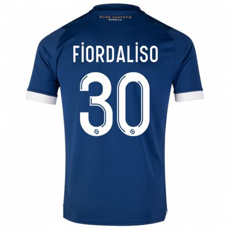 Kandiny Niño Camiseta Thelma Fiordaliso #30 Azul Oscuro 2ª Equipación 2023/24 La Camisa Chile