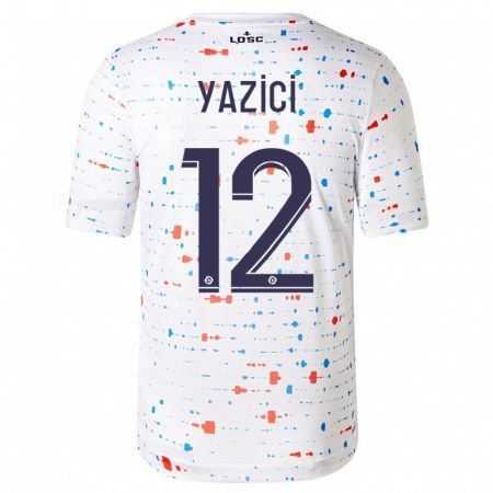 Kandiny Niño Camiseta Yusuf Yazici #12 Blanco 2ª Equipación 2023/24 La Camisa Chile