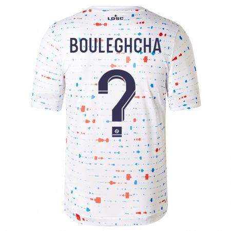 Kandiny Niño Camiseta Ismail Bouleghcha #0 Blanco 2ª Equipación 2023/24 La Camisa Chile