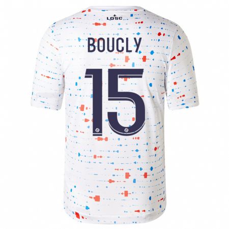 Kandiny Niño Camiseta Maite Boucly #15 Blanco 2ª Equipación 2023/24 La Camisa Chile