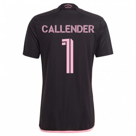 Kandiny Niño Camiseta Drake Callender #1 Negro 2ª Equipación 2023/24 La Camisa Chile