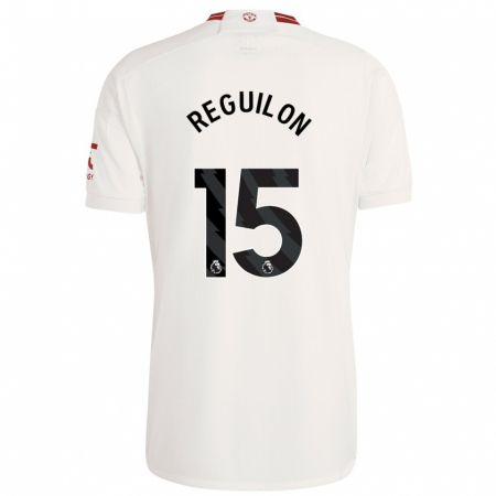 Kandiny Niño Camiseta Sergio Reguilón #15 Blanco Equipación Tercera 2023/24 La Camisa Chile