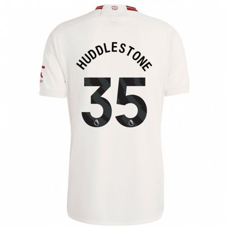 Kandiny Niño Camiseta Tom Huddlestone #35 Blanco Equipación Tercera 2023/24 La Camisa Chile