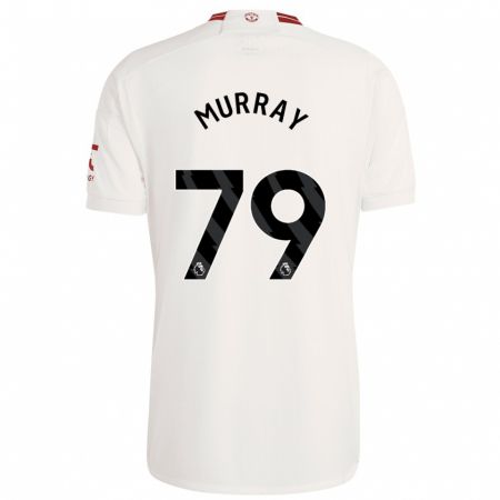 Kandiny Niño Camiseta Sam Murray #79 Blanco Equipación Tercera 2023/24 La Camisa Chile