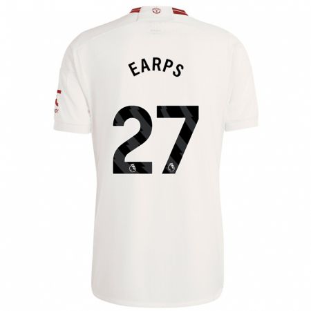 Kandiny Niño Camiseta Mary Earps #27 Blanco Equipación Tercera 2023/24 La Camisa Chile