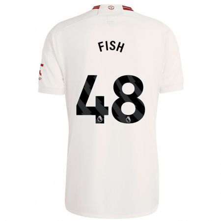 Kandiny Niño Camiseta Will Fish #48 Blanco Equipación Tercera 2023/24 La Camisa Chile