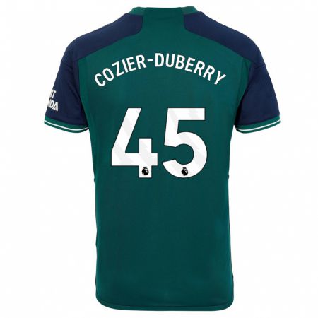 Kandiny Niño Camiseta Amario Cozier-Duberry #45 Verde Equipación Tercera 2023/24 La Camisa Chile