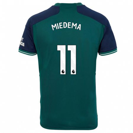 Kandiny Niño Camiseta Vivianne Miedema #11 Verde Equipación Tercera 2023/24 La Camisa Chile