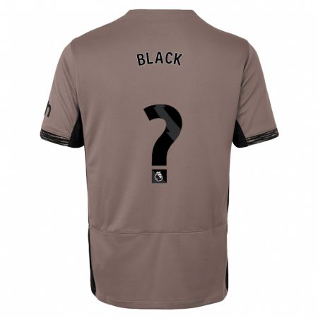 Kandiny Niño Camiseta Leo Black #0 Beige Obscuro Equipación Tercera 2023/24 La Camisa Chile
