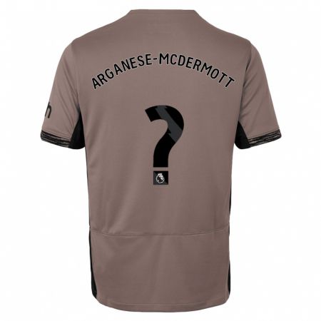Kandiny Niño Camiseta Pele Arganese-Mcdermott #0 Beige Obscuro Equipación Tercera 2023/24 La Camisa Chile