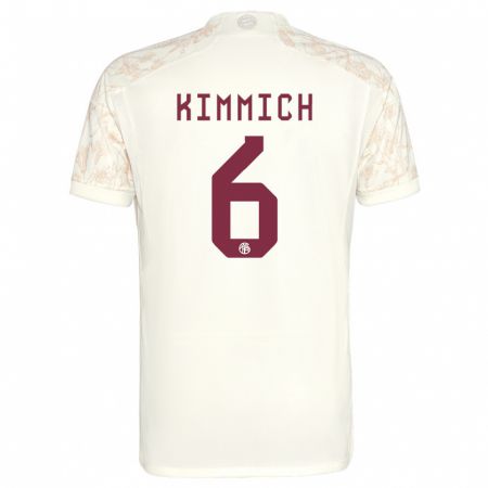 Kandiny Niño Camiseta Joshua Kimmich #6 Blanquecino Equipación Tercera 2023/24 La Camisa Chile