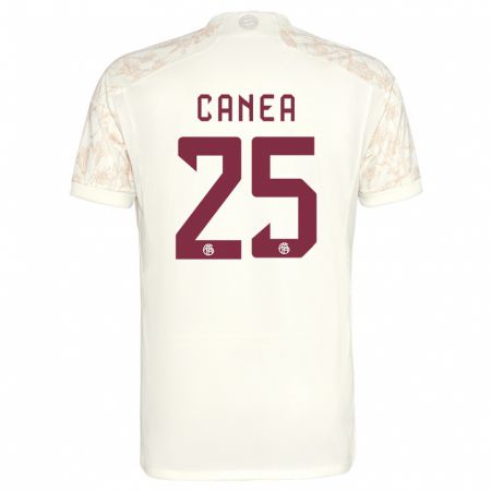 Kandiny Niño Camiseta Rares Canea #25 Blanquecino Equipación Tercera 2023/24 La Camisa Chile