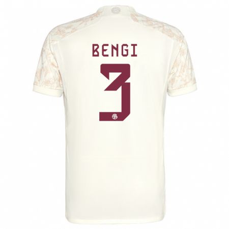 Kandiny Niño Camiseta Kaan Bengi #3 Blanquecino Equipación Tercera 2023/24 La Camisa Chile