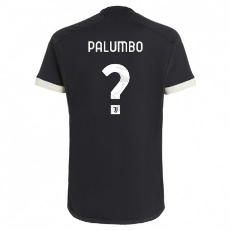 Kandiny Niño Camiseta Martin Palumbo #0 Negro Equipación Tercera 2023/24 La Camisa Chile