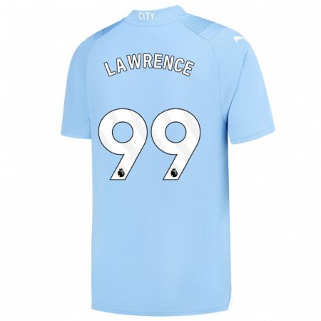 Kandiny Hombre Camiseta Emilio Lawrence #99 Azul Claro 1ª Equipación 2023/24 La Camisa Chile