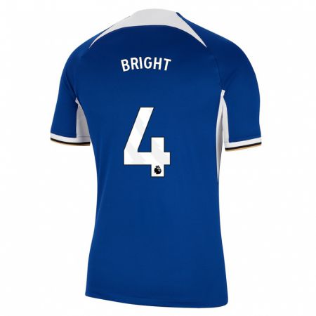 Kandiny Hombre Camiseta Millie Bright #4 Azul 1ª Equipación 2023/24 La Camisa Chile