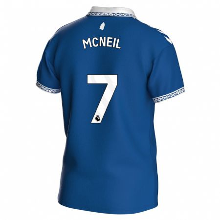 Kandiny Hombre Camiseta Dwight Mcneil #7 Azul Real 1ª Equipación 2023/24 La Camisa Chile