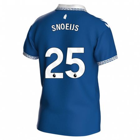 Kandiny Hombre Camiseta Katja Snoeijs #25 Azul Real 1ª Equipación 2023/24 La Camisa Chile