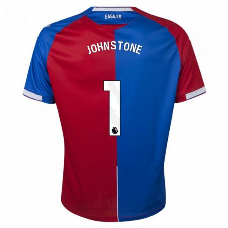 Kandiny Hombre Camiseta Sam Johnstone #1 Rojo Azul 1ª Equipación 2023/24 La Camisa Chile