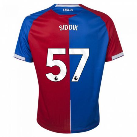 Kandiny Hombre Camiseta Cardo Siddik #57 Rojo Azul 1ª Equipación 2023/24 La Camisa Chile