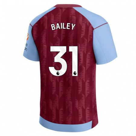 Kandiny Hombre Camiseta Leon Bailey #31 Azul Claro 1ª Equipación 2023/24 La Camisa Chile