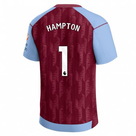 Kandiny Hombre Camiseta Hannah Hampton #1 Azul Claro 1ª Equipación 2023/24 La Camisa Chile