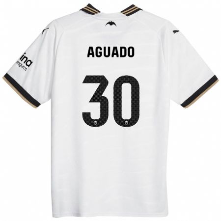 Kandiny Hombre Camiseta Julia Aguado #30 Blanco 1ª Equipación 2023/24 La Camisa Chile