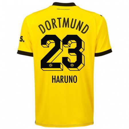 Kandiny Hombre Camiseta Sasaki Haruno #23 Amarillo 1ª Equipación 2023/24 La Camisa Chile