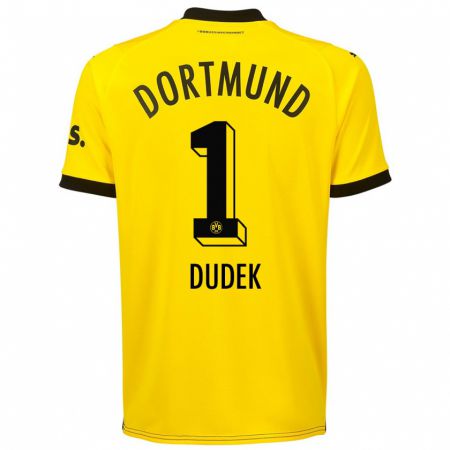 Kandiny Hombre Camiseta Daniel Dudek #1 Amarillo 1ª Equipación 2023/24 La Camisa Chile