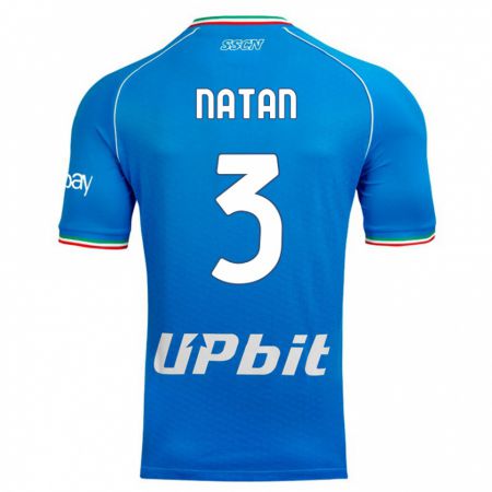 Kandiny Hombre Camiseta Natan #3 Cielo Azul 1ª Equipación 2023/24 La Camisa Chile