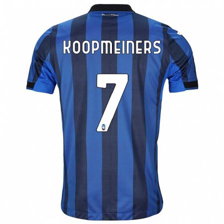 Kandiny Hombre Camiseta Teun Koopmeiners #7 Azul Negro 1ª Equipación 2023/24 La Camisa Chile