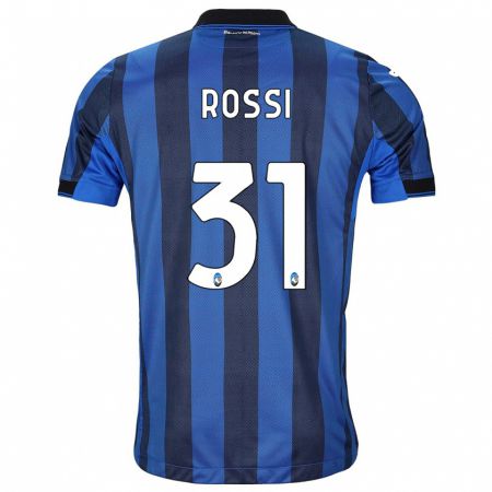 Kandiny Hombre Camiseta Francesco Rossi #31 Azul Negro 1ª Equipación 2023/24 La Camisa Chile