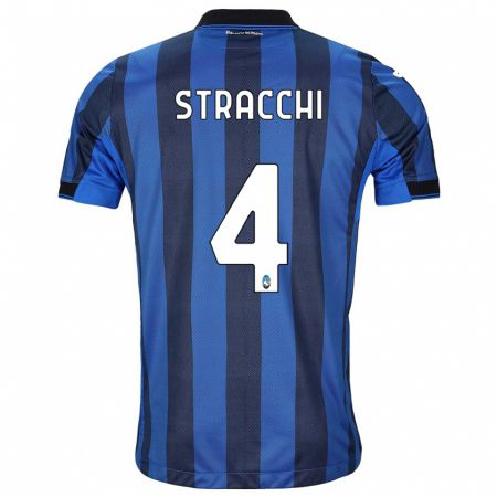 Kandiny Hombre Camiseta Daniela Stracchi #4 Azul Negro 1ª Equipación 2023/24 La Camisa Chile