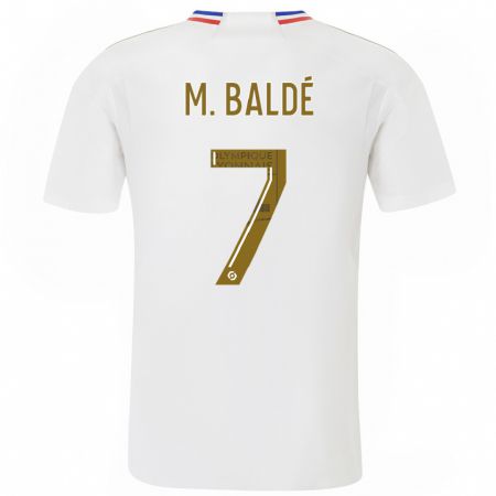 Kandiny Hombre Camiseta Mama Baldé #7 Blanco 1ª Equipación 2023/24 La Camisa Chile