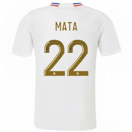 Kandiny Hombre Camiseta Clinton Mata #22 Blanco 1ª Equipación 2023/24 La Camisa Chile